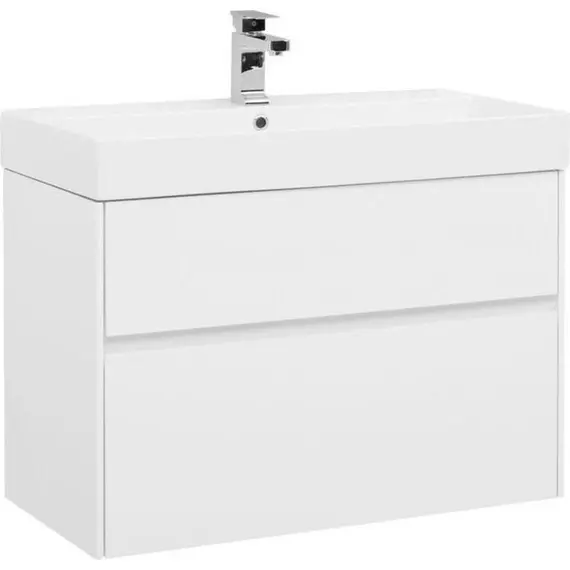 ТУМБА ПОД РАКОВИНУ AQUANET БРУКЛИН 85 БЕЛЫЙ