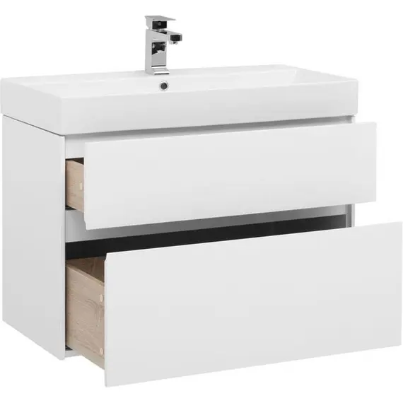 ТУМБА ПОД РАКОВИНУ AQUANET БРУКЛИН 85 БЕЛЫЙ