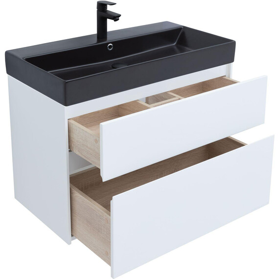 ТУМБА ПОД РАКОВИНУ AQUANET БРУКЛИН 85 БЕЛЫЙ