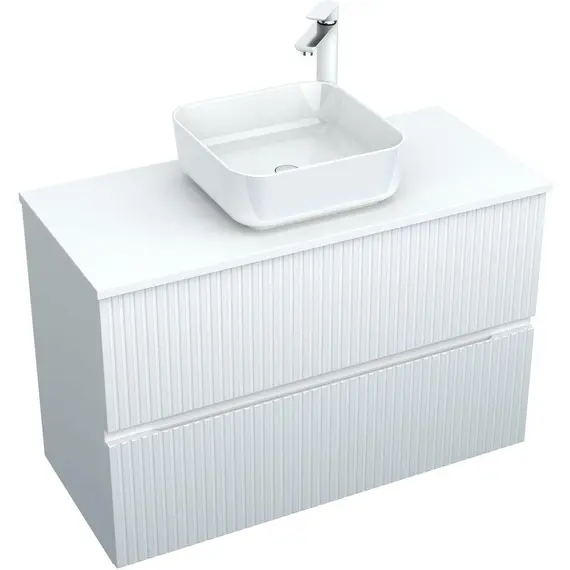 ТУМБА ПОД РАКОВИНУ AQUANET ДЖЕЙН 100 БЕЛЫЙ МАТОВЫЙ