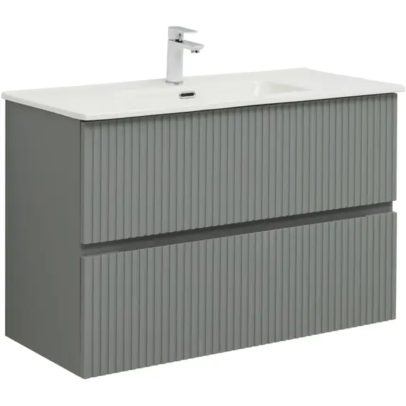 ТУМБА ПОД РАКОВИНУ AQUANET ДЖЕЙН 100 МИСТИ ГРИН