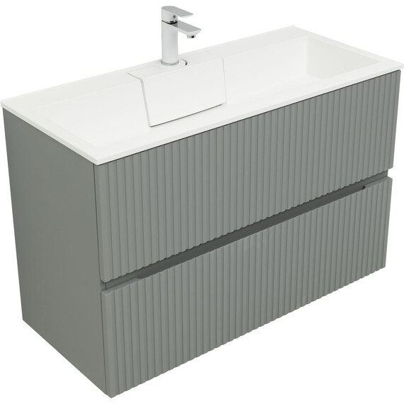 ТУМБА ПОД РАКОВИНУ AQUANET ДЖЕЙН 100 МИСТИ ГРИН