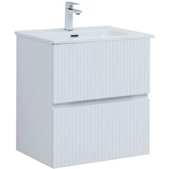 ТУМБА ПОД РАКОВИНУ AQUANET ДЖЕЙН 60 БЕЛЫЙ МАТОВЫЙ