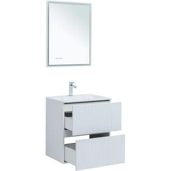 ТУМБА ПОД РАКОВИНУ AQUANET ДЖЕЙН 60 БЕЛЫЙ МАТОВЫЙ