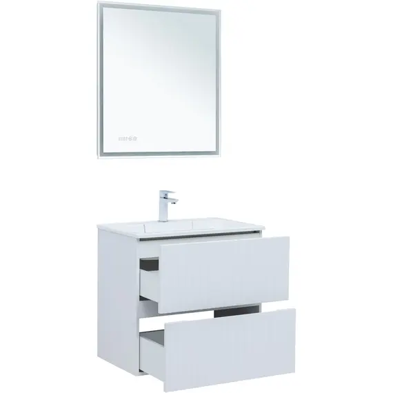 ТУМБА ПОД РАКОВИНУ AQUANET ДЖЕЙН 70 БЕЛЫЙ МАТОВЫЙ