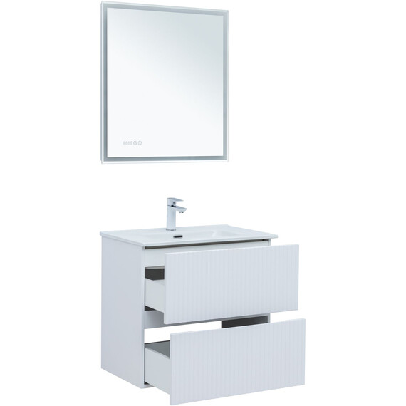 ТУМБА ПОД РАКОВИНУ AQUANET ДЖЕЙН 70 БЕЛЫЙ МАТОВЫЙ