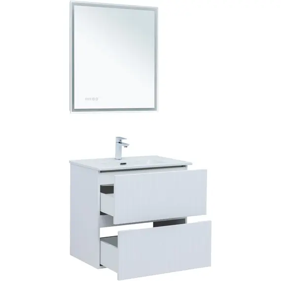 ТУМБА ПОД РАКОВИНУ AQUANET ДЖЕЙН 70 БЕЛЫЙ МАТОВЫЙ