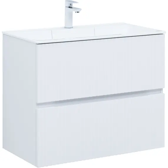 ТУМБА ПОД РАКОВИНУ AQUANET ДЖЕЙН 80 БЕЛЫЙ МАТОВЫЙ