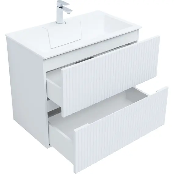 ТУМБА ПОД РАКОВИНУ AQUANET ДЖЕЙН 80 БЕЛЫЙ МАТОВЫЙ