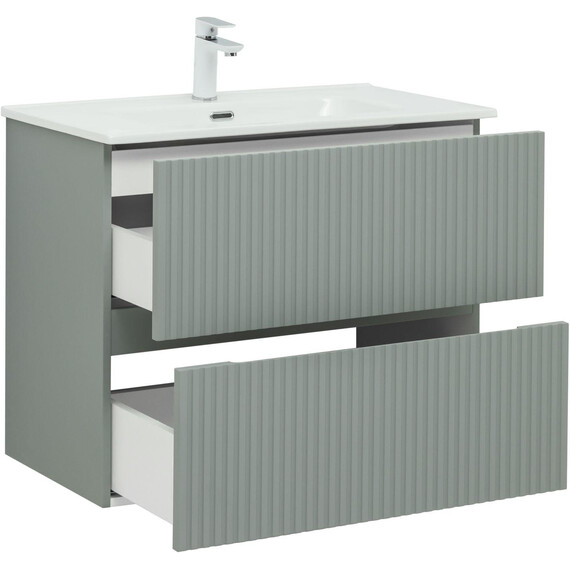 ТУМБА ПОД РАКОВИНУ AQUANET ДЖЕЙН 80 МИСТИ ГРИН