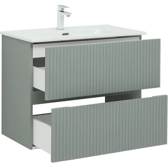 ТУМБА ПОД РАКОВИНУ AQUANET ДЖЕЙН 80 МИСТИ ГРИН