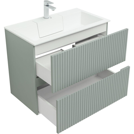 ТУМБА ПОД РАКОВИНУ AQUANET ДЖЕЙН 80 МИСТИ ГРИН