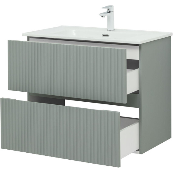 ТУМБА ПОД РАКОВИНУ AQUANET ДЖЕЙН 80 МИСТИ ГРИН