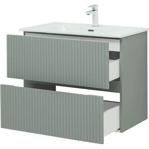 ТУМБА ПОД РАКОВИНУ AQUANET ДЖЕЙН 80 МИСТИ ГРИН