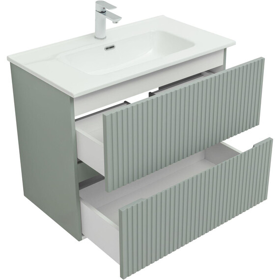 ТУМБА ПОД РАКОВИНУ AQUANET ДЖЕЙН 80 МИСТИ ГРИН