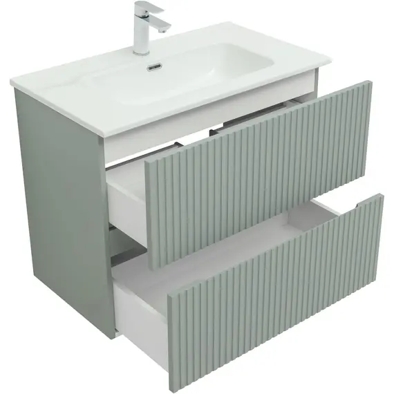 ТУМБА ПОД РАКОВИНУ AQUANET ДЖЕЙН 80 МИСТИ ГРИН