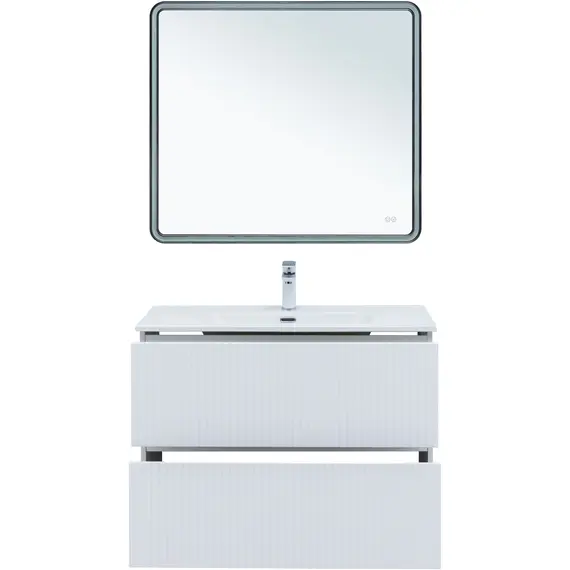 ТУМБА ПОД РАКОВИНУ AQUANET ДЖЕЙН 90 БЕЛЫЙ МАТОВЫЙ