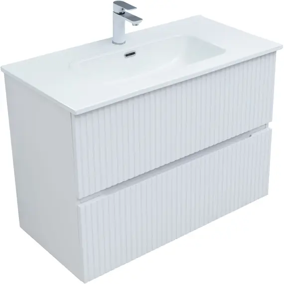 ТУМБА ПОД РАКОВИНУ AQUANET ДЖЕЙН 90 БЕЛЫЙ МАТОВЫЙ