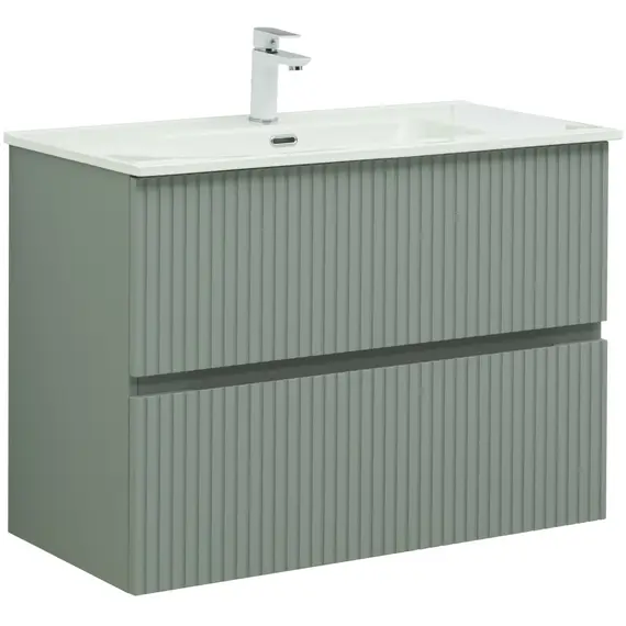 ТУМБА ПОД РАКОВИНУ AQUANET ДЖЕЙН 90 МИСТИ ГРИН