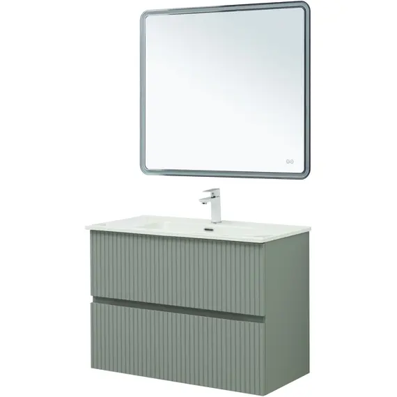 ТУМБА ПОД РАКОВИНУ AQUANET ДЖЕЙН 90 МИСТИ ГРИН