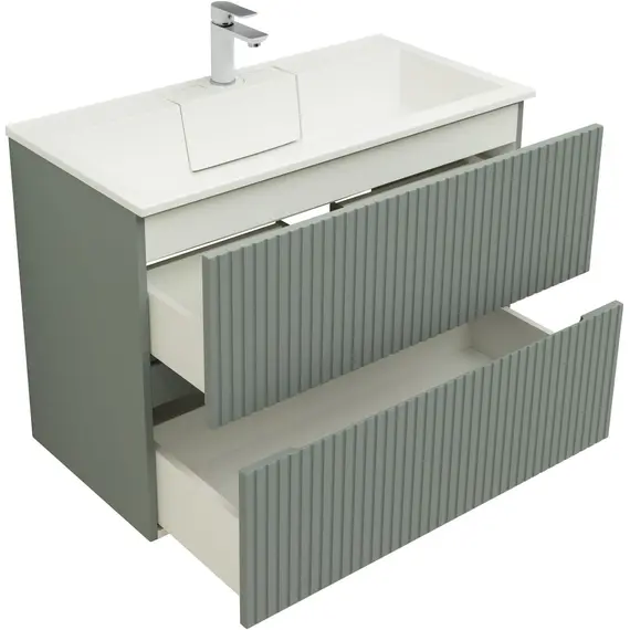 ТУМБА ПОД РАКОВИНУ AQUANET ДЖЕЙН 90 МИСТИ ГРИН