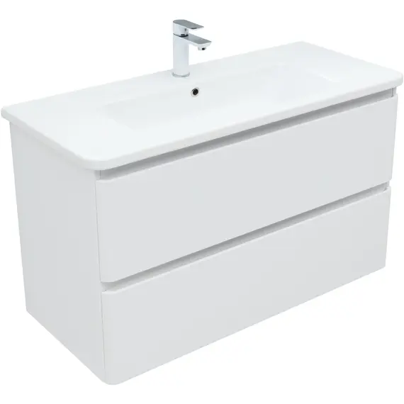 ТУМБА ПОД РАКОВИНУ AQUANET ЭМБЕР 105 БЕЛЫЙ МАТОВЫЙ