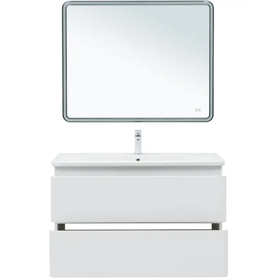 ТУМБА ПОД РАКОВИНУ AQUANET ЭМБЕР 105 БЕЛЫЙ МАТОВЫЙ