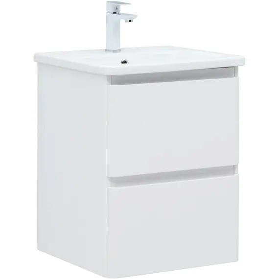 ТУМБА ПОД РАКОВИНУ AQUANET ЭМБЕР 50 БЕЛЫЙ МАТОВЫЙ