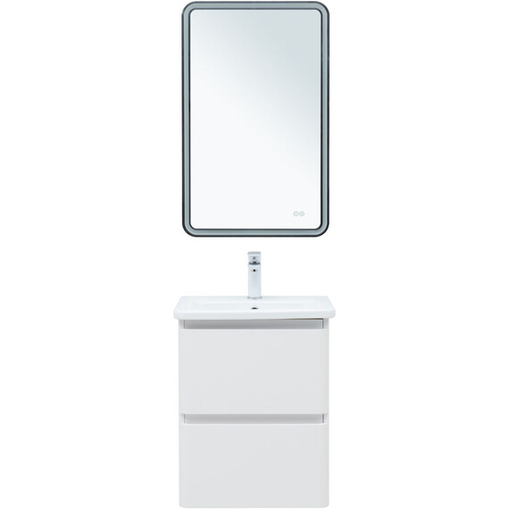 ТУМБА ПОД РАКОВИНУ AQUANET ЭМБЕР 50 БЕЛЫЙ МАТОВЫЙ