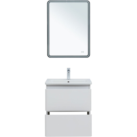 ТУМБА ПОД РАКОВИНУ AQUANET ЭМБЕР 60 БЕЛЫЙ МАТОВЫЙ