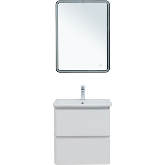 ТУМБА ПОД РАКОВИНУ AQUANET ЭМБЕР 60 БЕЛЫЙ МАТОВЫЙ