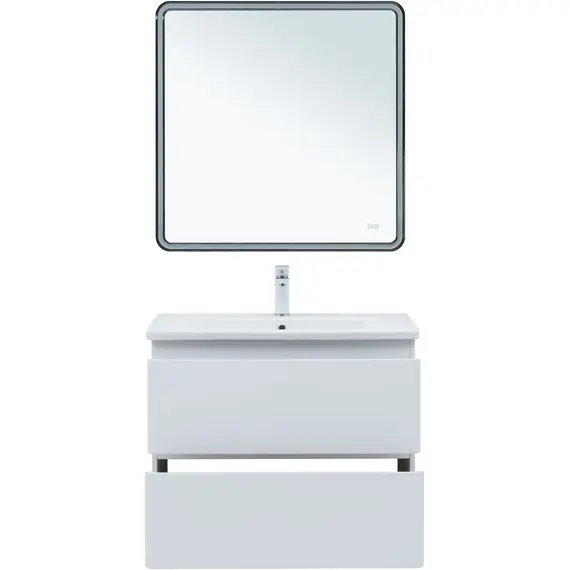 ТУМБА ПОД РАКОВИНУ AQUANET ЭМБЕР 80 БЕЛЫЙ МАТОВЫЙ