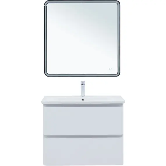 ТУМБА ПОД РАКОВИНУ AQUANET ЭМБЕР 80 БЕЛЫЙ МАТОВЫЙ