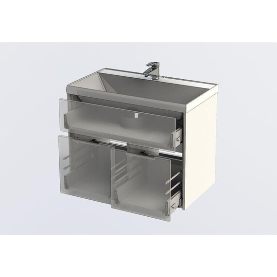 ТУМБА ПОД РАКОВИНУ AQUANET ЛАТИНА 80 БЕЛЫЙ