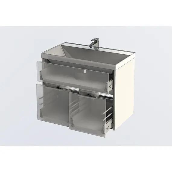 ТУМБА ПОД РАКОВИНУ AQUANET ЛАТИНА 80 БЕЛЫЙ