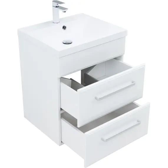 ТУМБА ПОД РАКОВИНУ AQUANET ЛУККА 60 БЕЛЫЙ