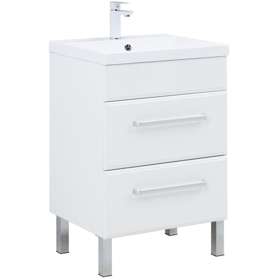 ТУМБА ПОД РАКОВИНУ AQUANET ЛУККА 60 БЕЛЫЙ