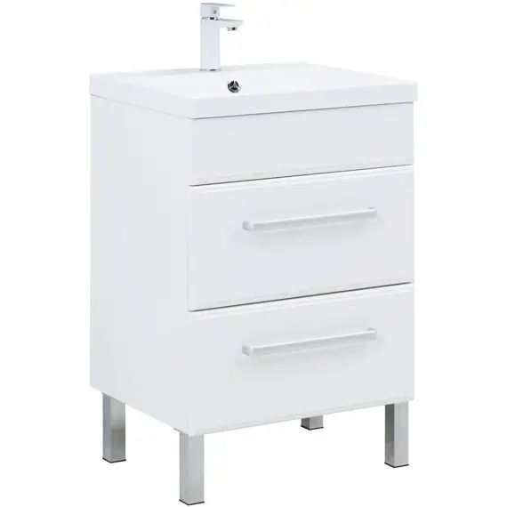 ТУМБА ПОД РАКОВИНУ AQUANET ЛУККА 60 БЕЛЫЙ