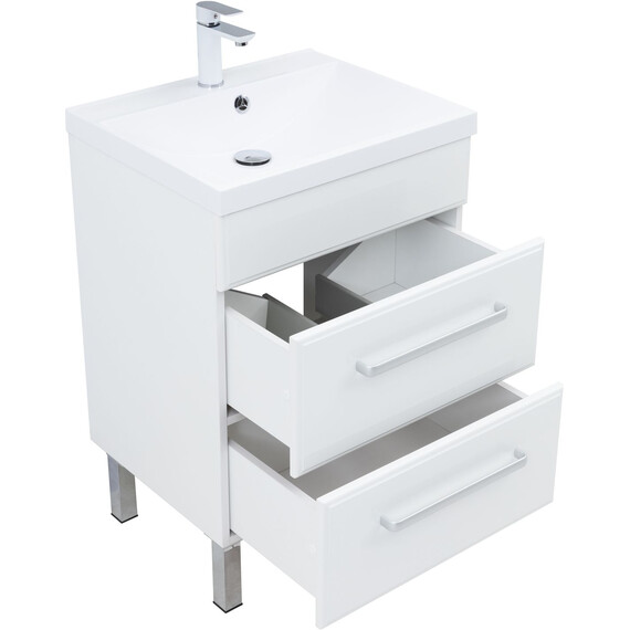 ТУМБА ПОД РАКОВИНУ AQUANET ЛУККА 60 БЕЛЫЙ