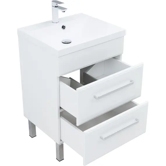 ТУМБА ПОД РАКОВИНУ AQUANET ЛУККА 60 БЕЛЫЙ