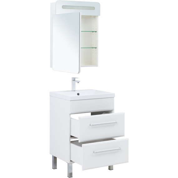 ТУМБА ПОД РАКОВИНУ AQUANET ЛУККА 60 БЕЛЫЙ