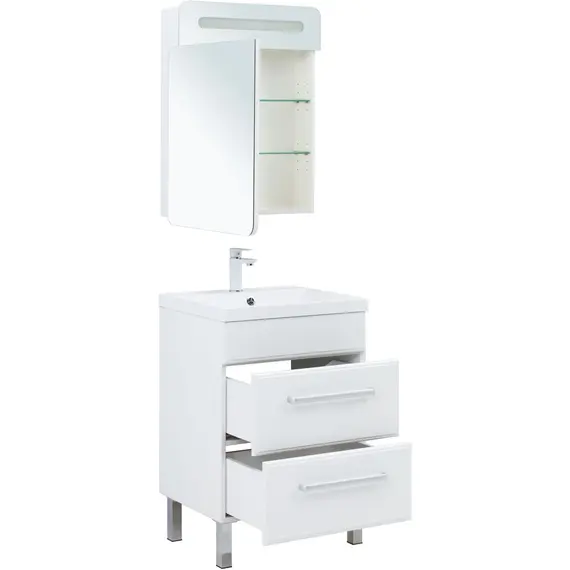 ТУМБА ПОД РАКОВИНУ AQUANET ЛУККА 60 БЕЛЫЙ