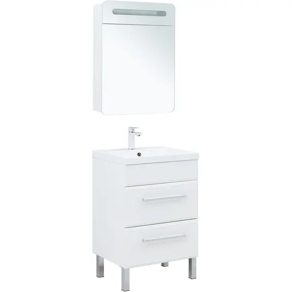 ТУМБА ПОД РАКОВИНУ AQUANET ЛУККА 60 БЕЛЫЙ