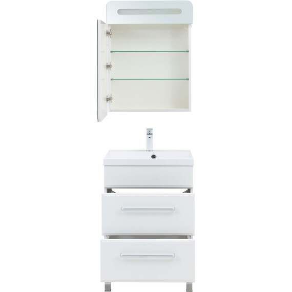 ТУМБА ПОД РАКОВИНУ AQUANET ЛУККА 60 БЕЛЫЙ