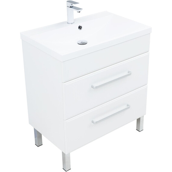 ТУМБА ПОД РАКОВИНУ AQUANET ЛУККА 75 БЕЛЫЙ