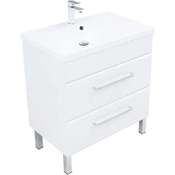 ТУМБА ПОД РАКОВИНУ AQUANET ЛУККА 75 БЕЛЫЙ