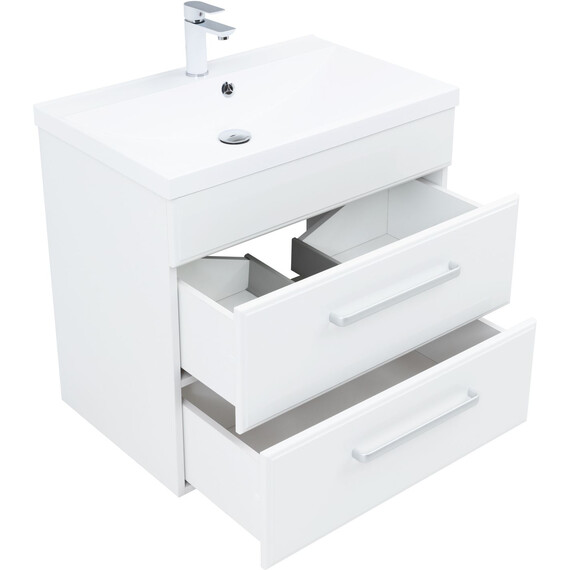 ТУМБА ПОД РАКОВИНУ AQUANET ЛУККА 75 БЕЛЫЙ