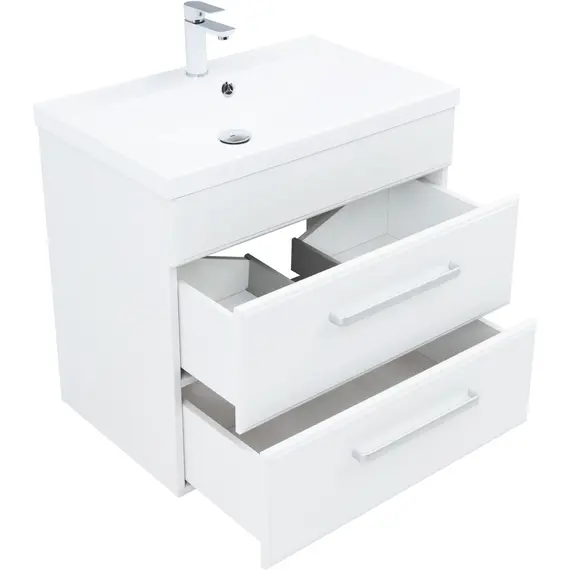 ТУМБА ПОД РАКОВИНУ AQUANET ЛУККА 75 БЕЛЫЙ