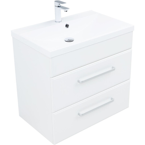 ТУМБА ПОД РАКОВИНУ AQUANET ЛУККА 75 БЕЛЫЙ