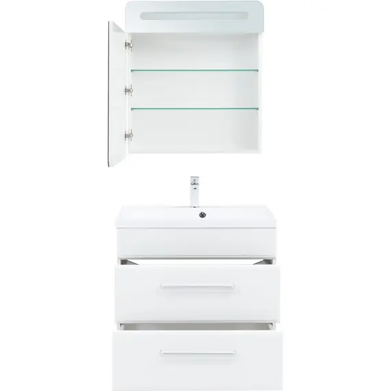 ТУМБА ПОД РАКОВИНУ AQUANET ЛУККА 75 БЕЛЫЙ